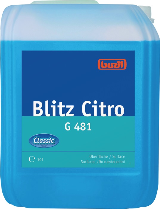 Alkoholreiniger Blitz Citro G 481 10l Kanister BUZIL