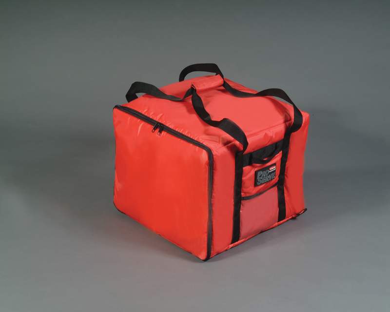 Rubbermaid Professionelle Transporttaschen von ProServe® - Catering Proserve®-Pizza- / Catering- / Sandwich-Transporttasche, rot, mittelgroß