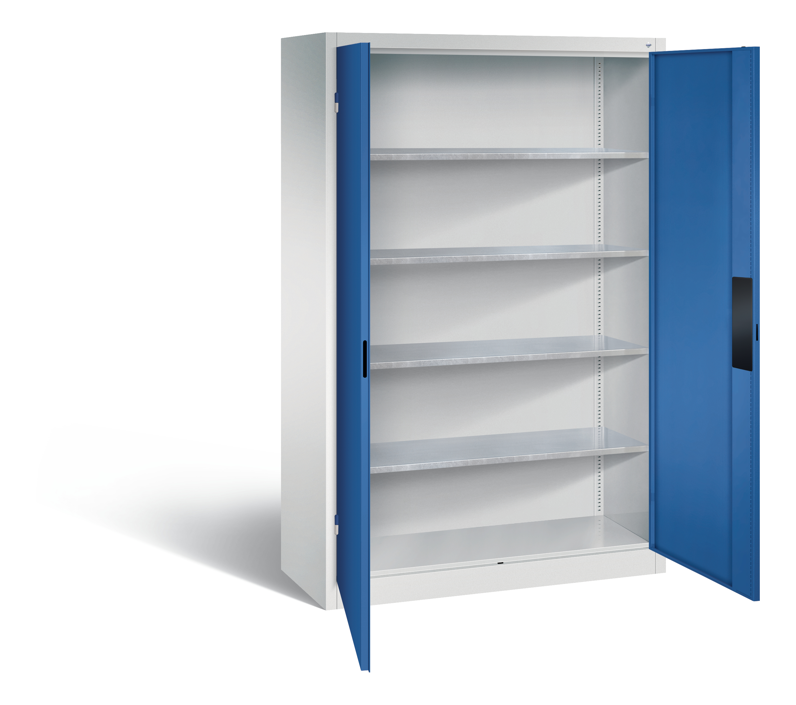 C+P Flügeltürenschrank Acurado, H1950xB1200xT500mm, 7035/5010