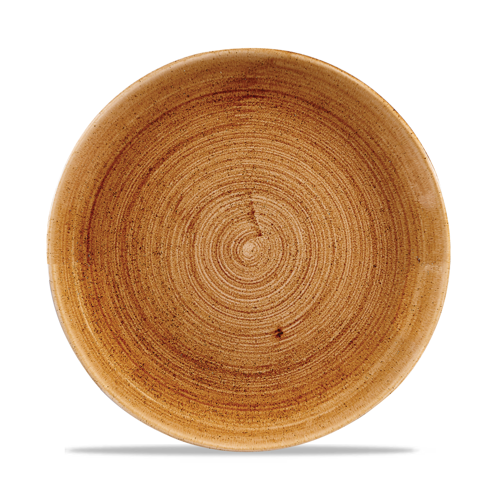 Churchill Super Vitrified Stonecast Patina Vintage Copper Flach Coup Teller, 26 cm, 12 Stück