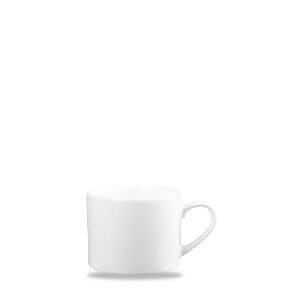 Churchill Alchemy Ambience Kaffee/Tee Tasse 23Cl, 6 Stück, Weiß, Rund