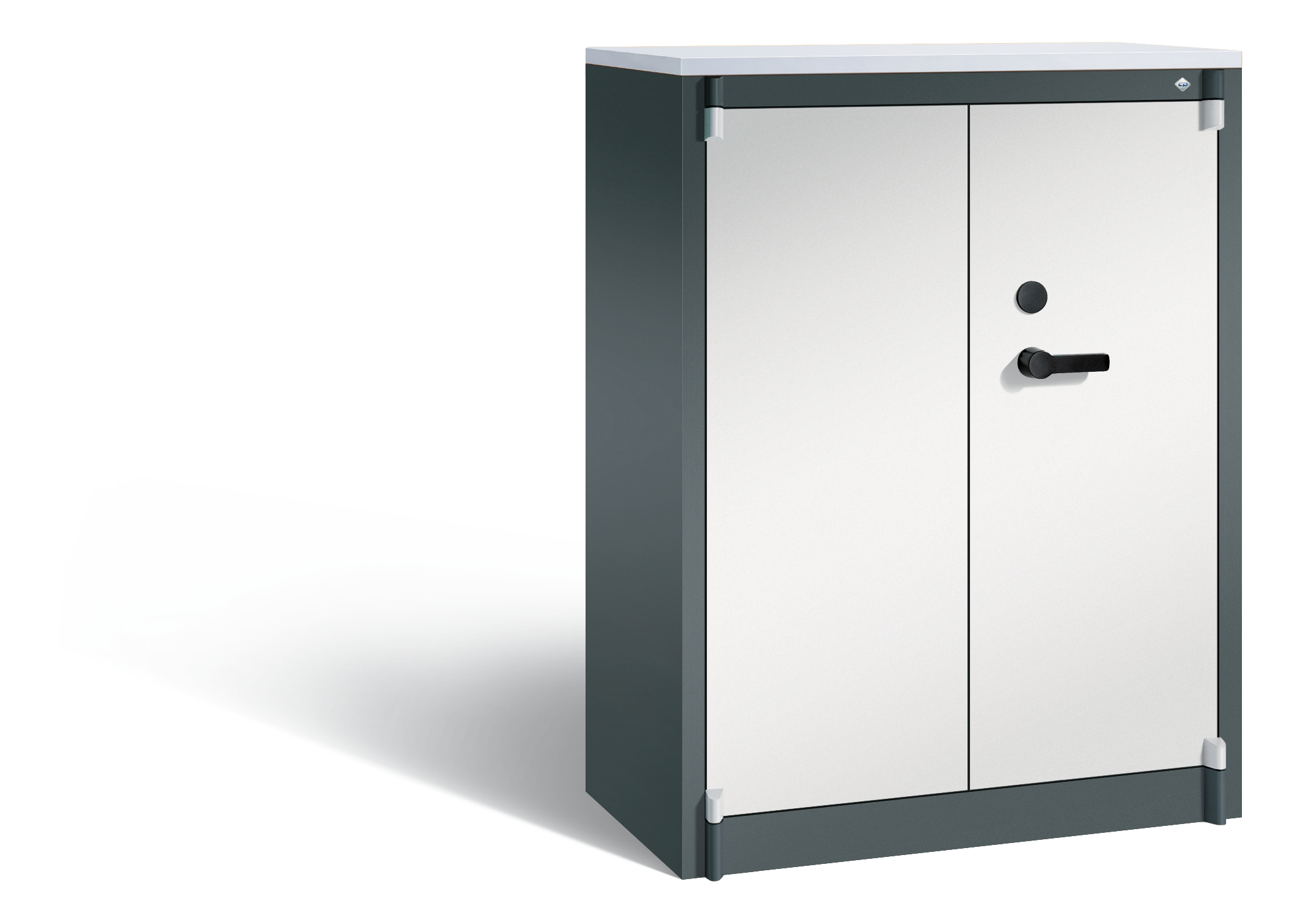 C+P Feuerschutzschrank Certos, H1226xB930xT500mm, 7016/7035