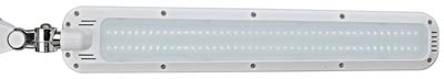 LED-Leuchte CRAFT, Klemmfuß, Leuchtenkopf 80x450 mm, Höhe 470 mm, 90 LEDs, 14 W, dimmbar, weiß