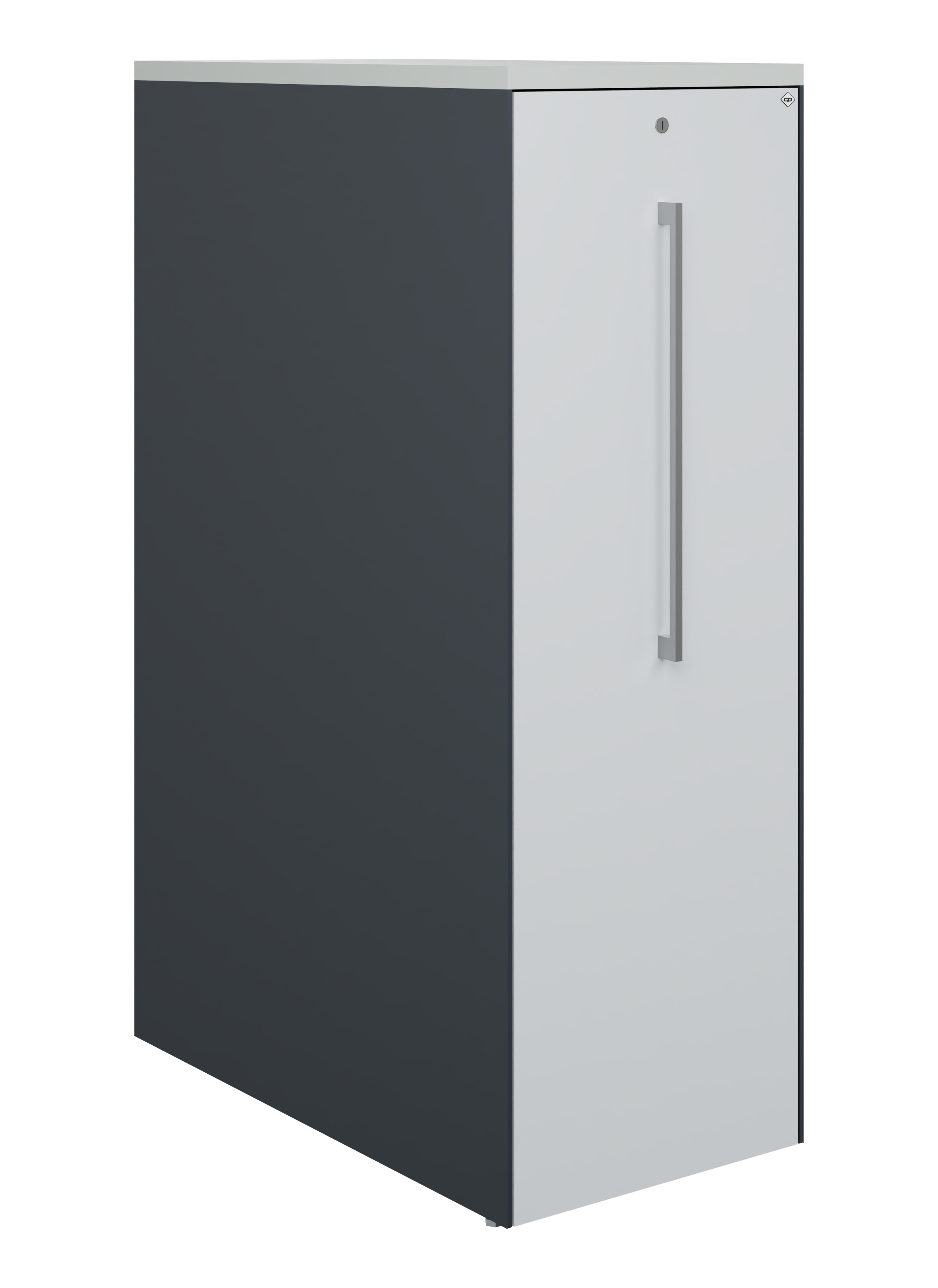 C+P Auszugschrank in Stehhöhe Asisto H1259B430T800 mm, 7016/7035