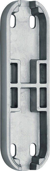 Untersatz zu Türtreibr.Vario f.aufliegende Stangen silber elox.DENI