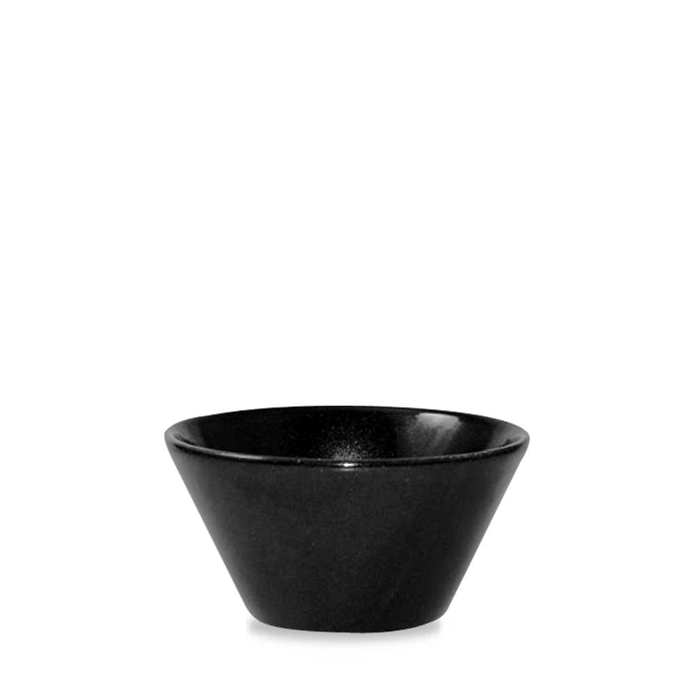 Churchill Super Vitrified Schrägwand Schale 12,1cm/34cl, 12 Stück Onyx Rund