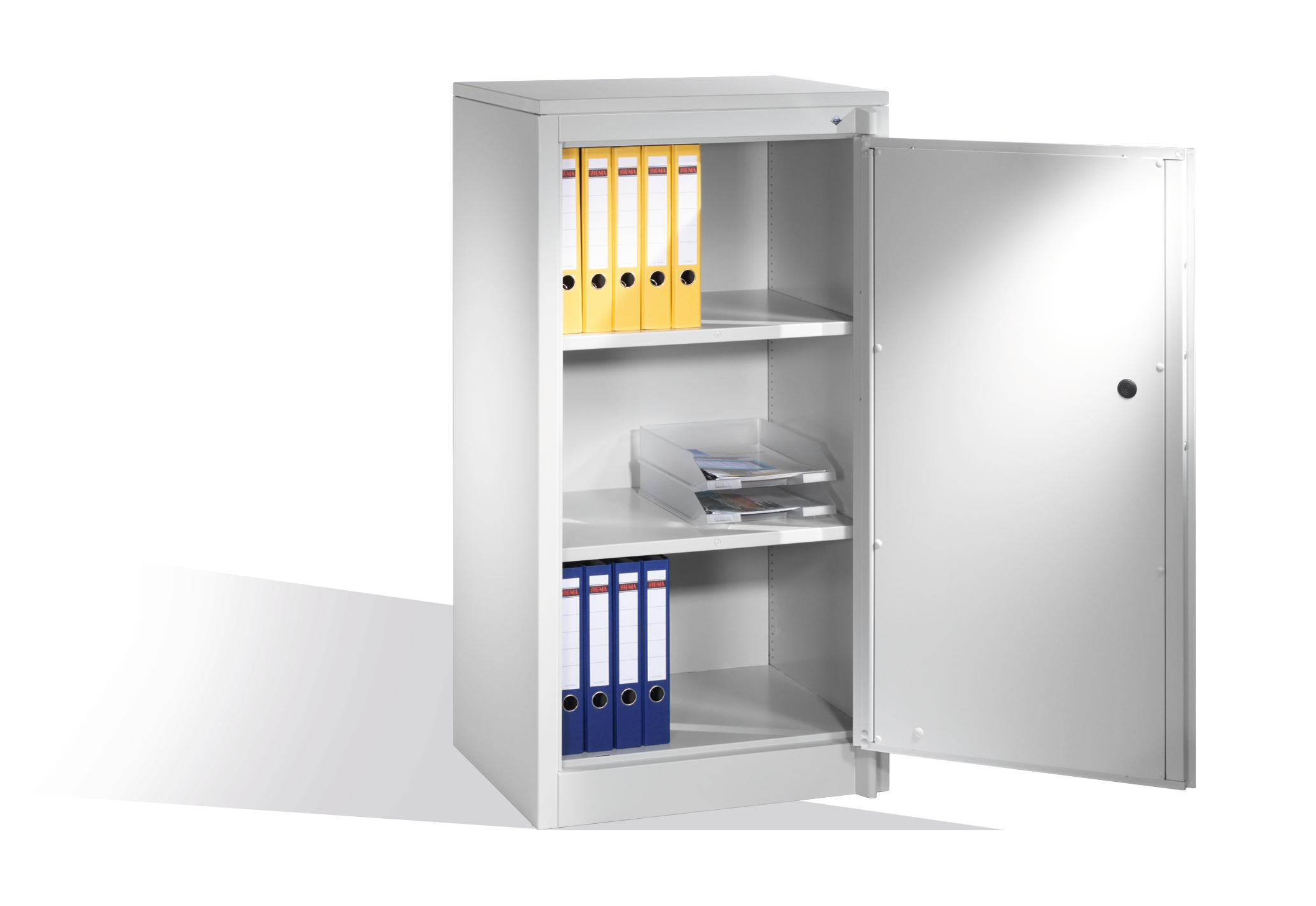 C+P Feuerschutzschrank Certos, H1226xB650xT500mm, 7035/7035