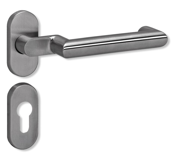 HEWI Rosettengarnitur Edelstahl XA