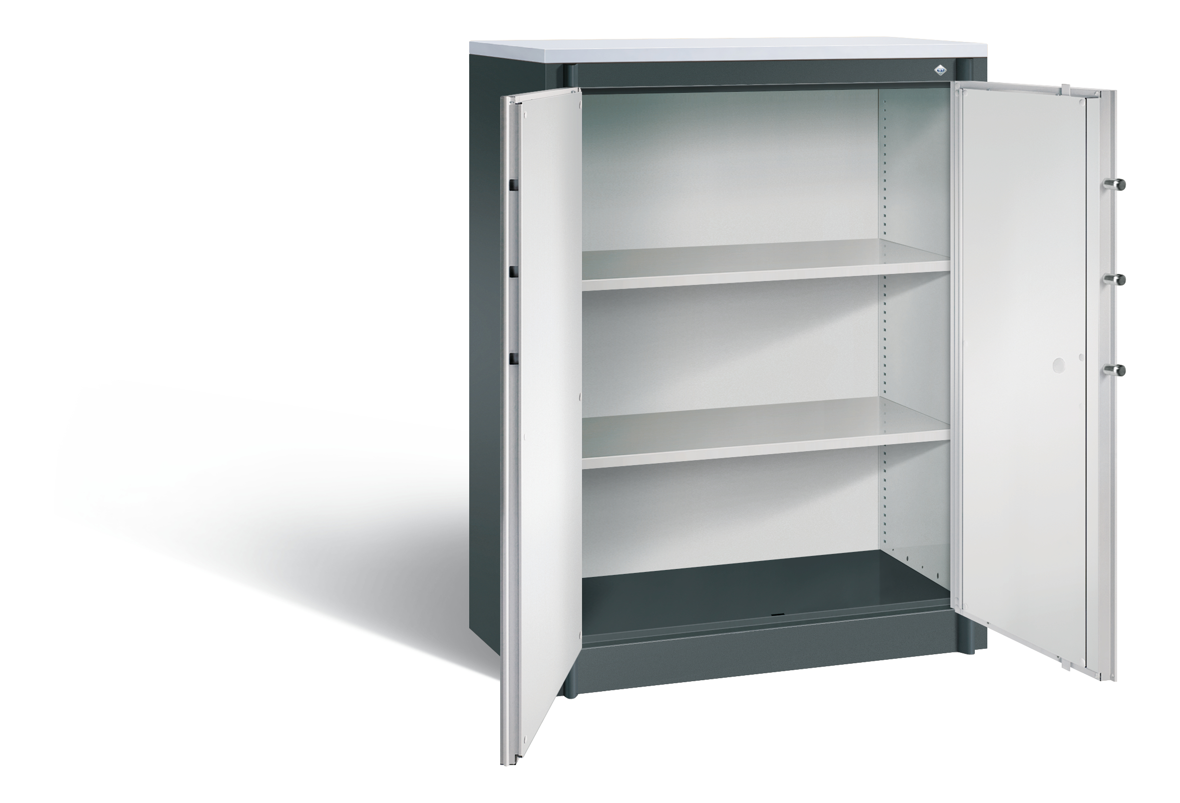 C+P Feuerschutzschrank Certos, H1226xB930xT500mm, 7016/7035