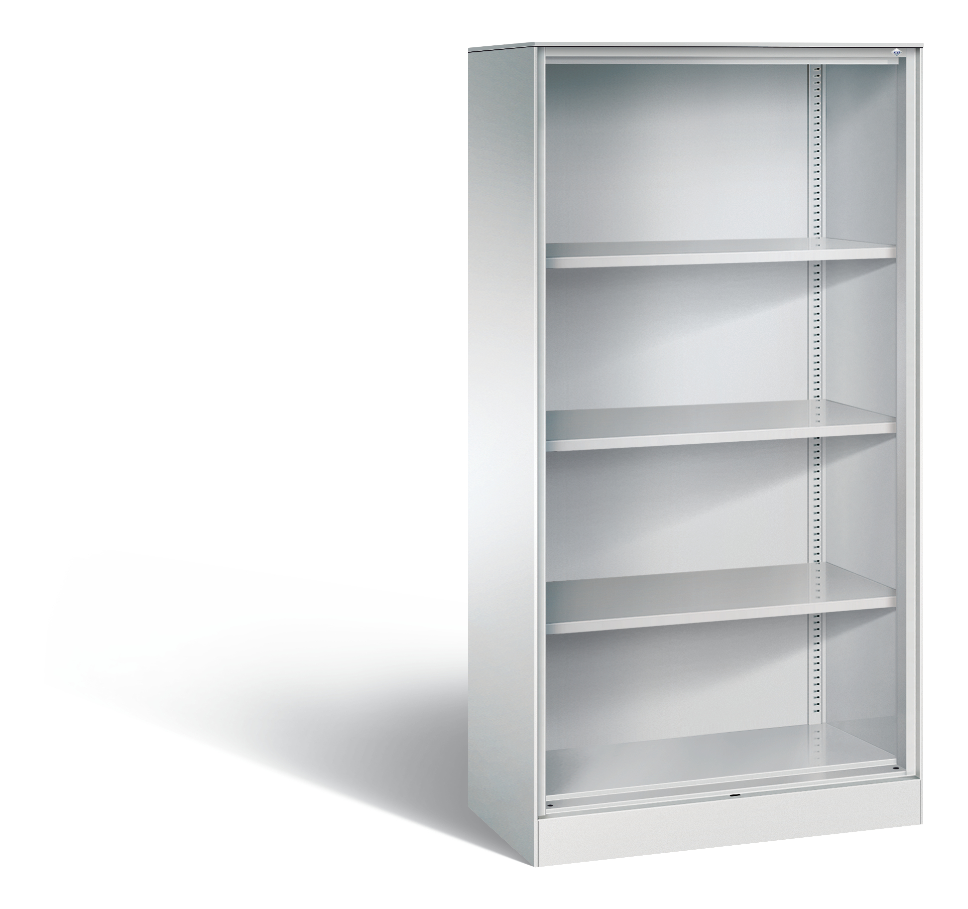 C+P Büroregal  Asisto, H1635xB800xT435mm, 7035