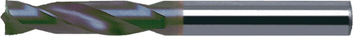 Schweißpunktbohrer Fast Cut D.8xGesamt-L.80mm HSS-Co5 TiCN RUKO