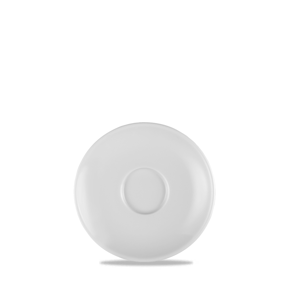 Churchill Art De Cuisine Menu Beverage Porcelain Untere 13Cm, 6 Stück, Weiß, Rund