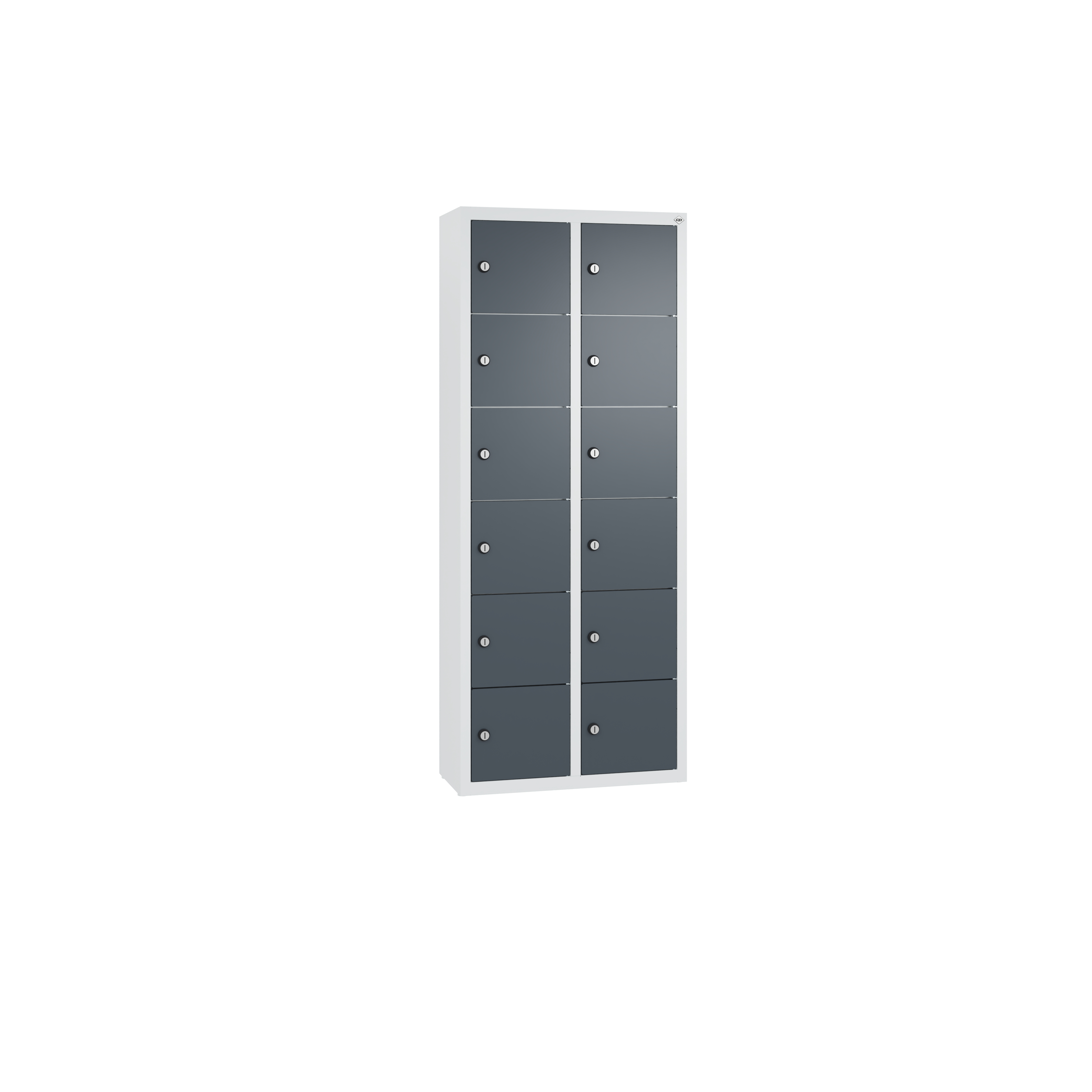 C+P Kleingefachschrank Intro, H1130xB460xT200mm, 7035/7016