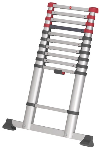 HAILO Teleskop-Anlegeleiter Aluminium 11 Stufen