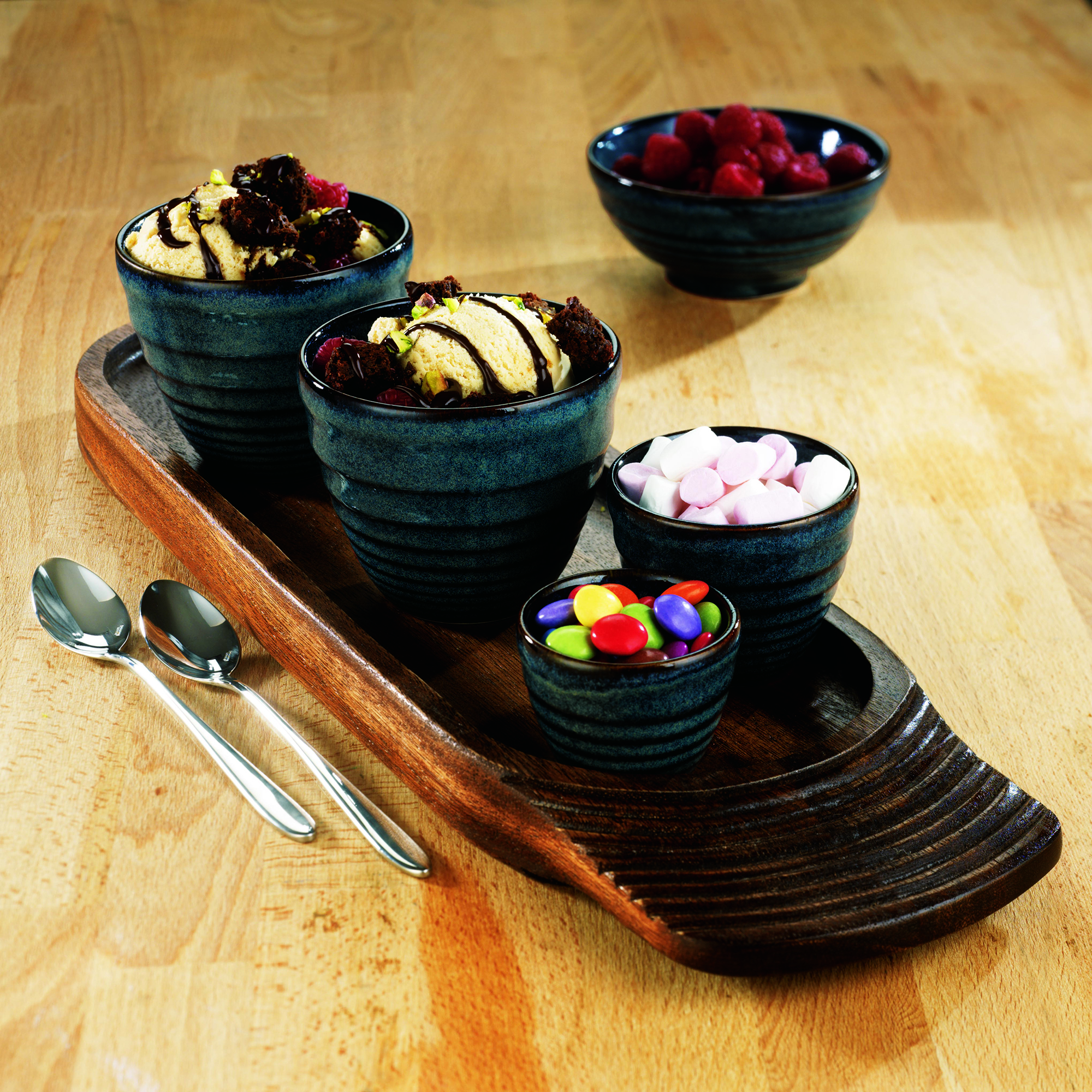 Churchill Super Vitrified Cinnamon Ripple Bowl 13Cm/ 56Cl, 6 Stück, Braun, Rund