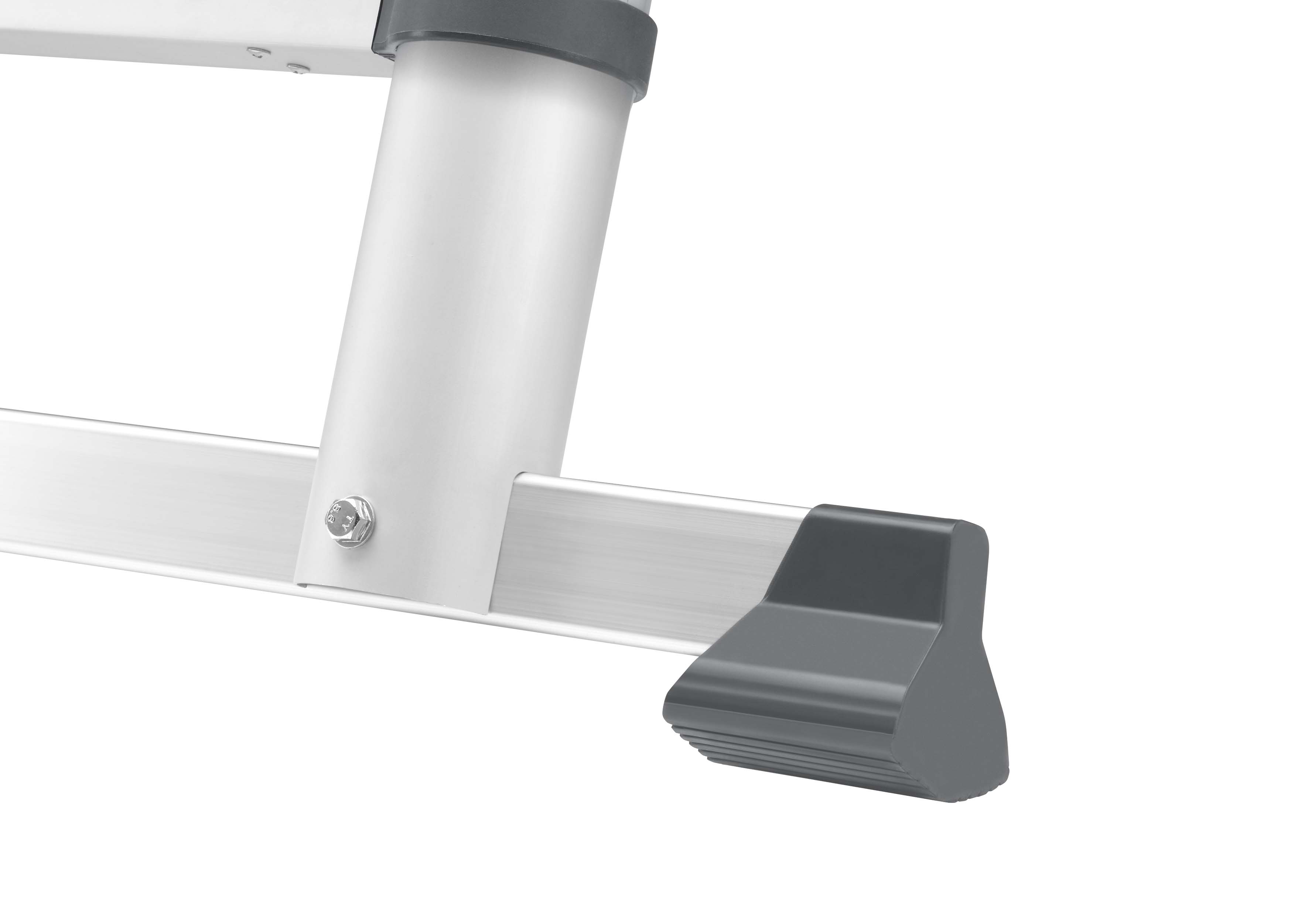 Hailo FlexLine, Alu-Sicherheits-Teleskopleiter, 11 Sprossen