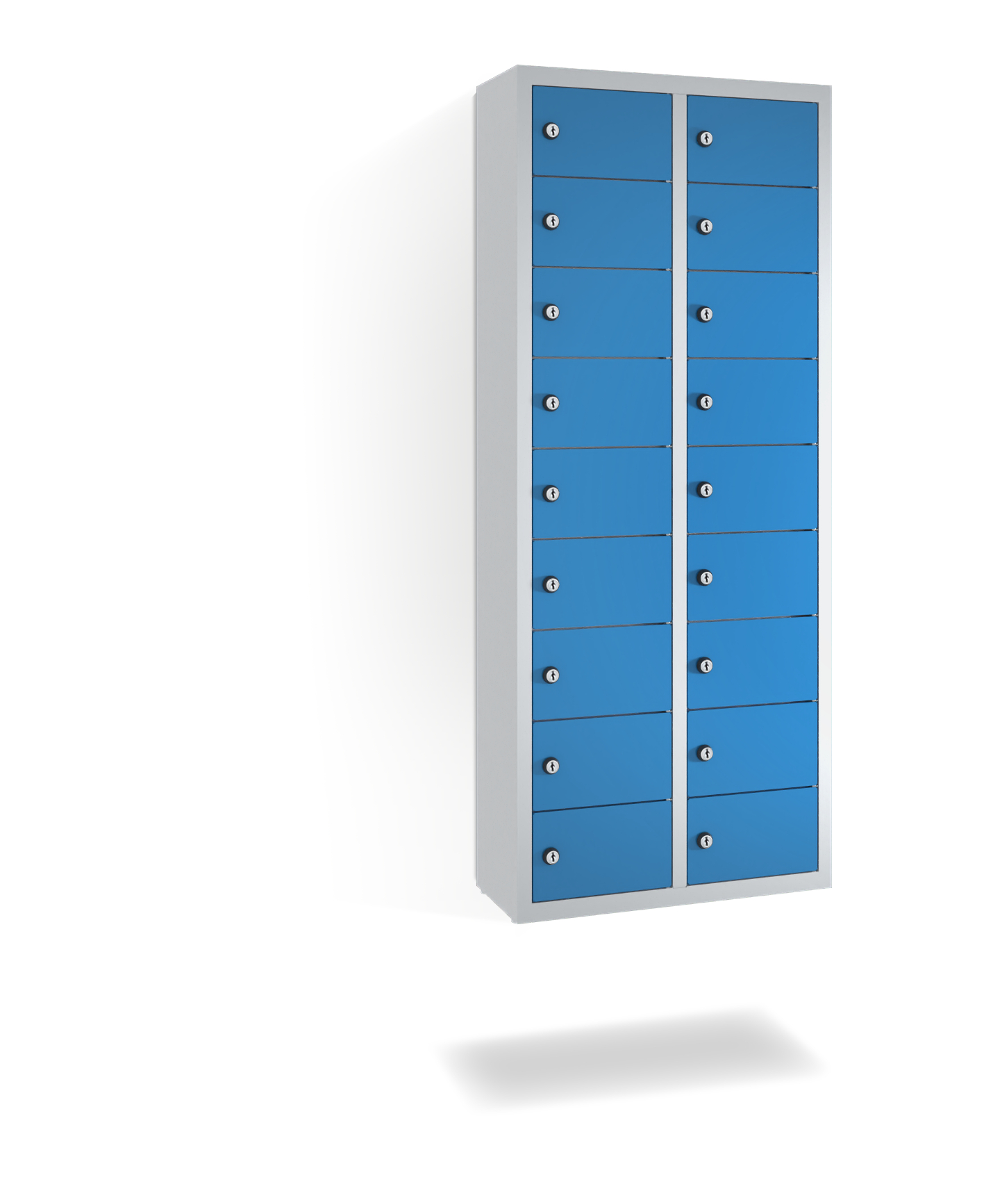 C+P Kleingefachschrank Intro, H1130xB460xT200mm, 7035/5012