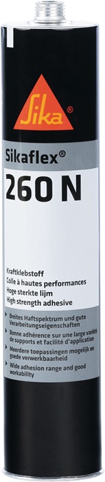 Konstruktionskleber Sikaflex®-260 N schwarz 300 ml Kartusche SIKA