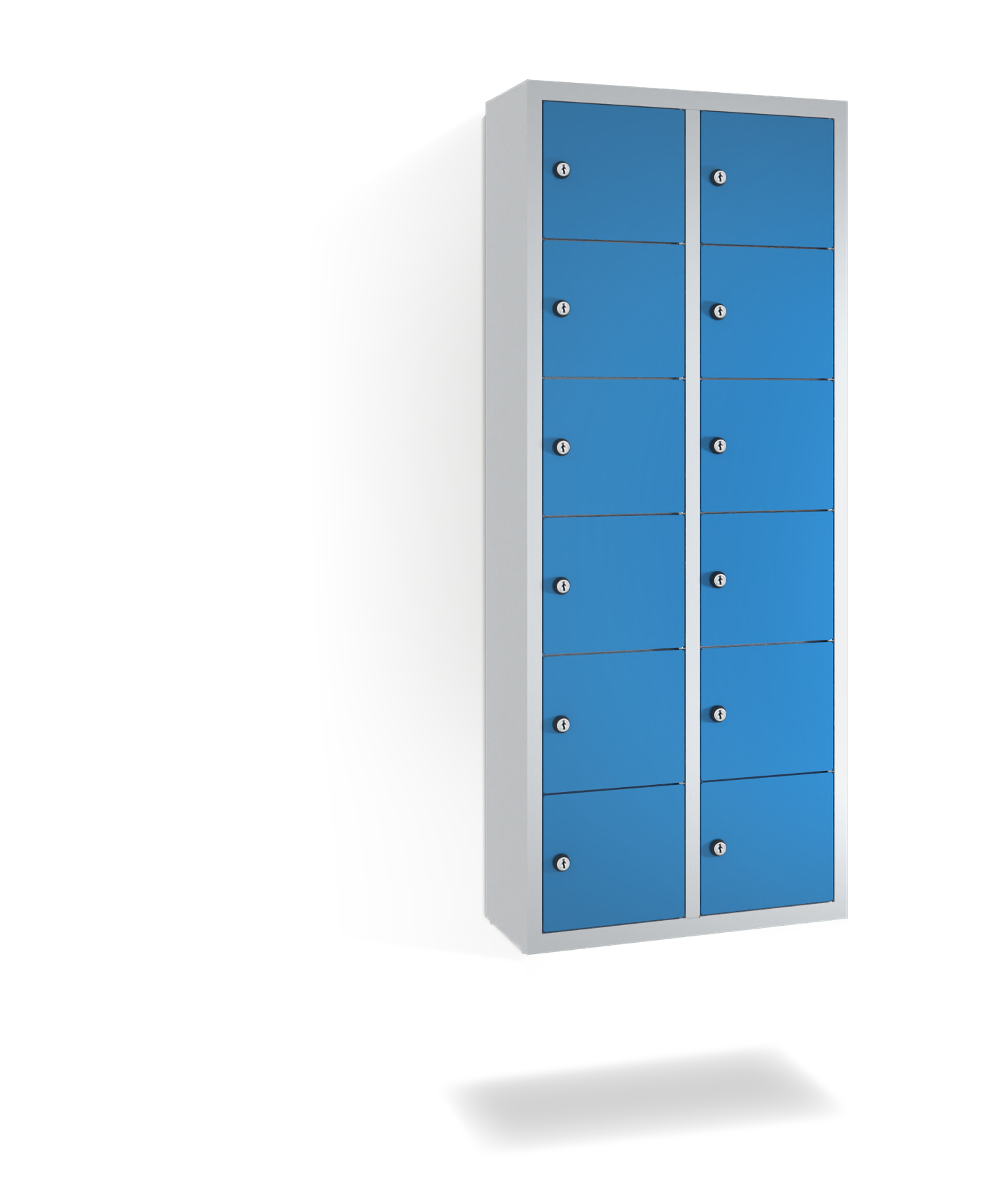 C+P Kleingefachschrank Intro, H1130xB460xT200mm, 7035/5012