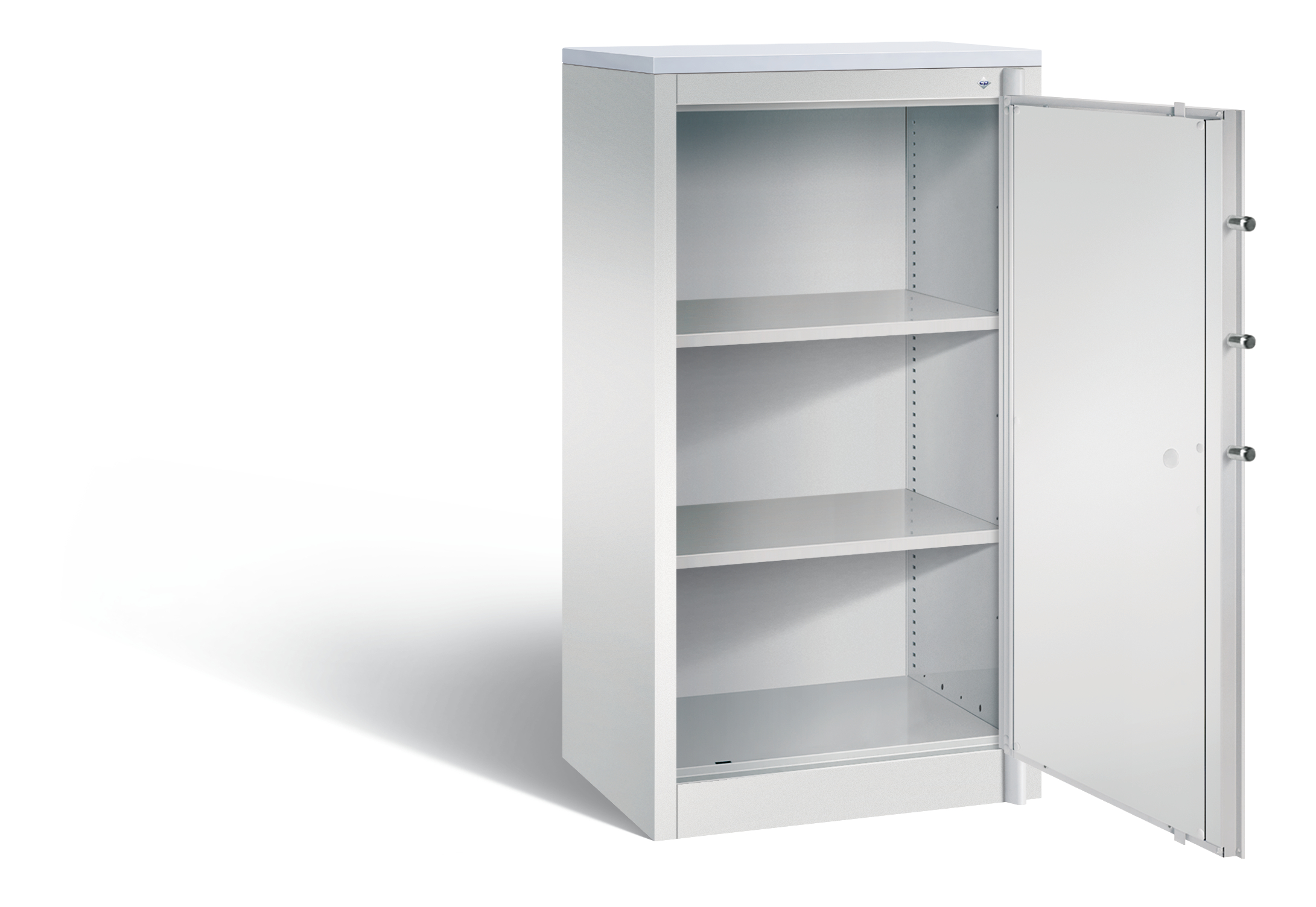 C+P Feuerschutzschrank Certos, H1226xB650xT500mm, 7035/7035