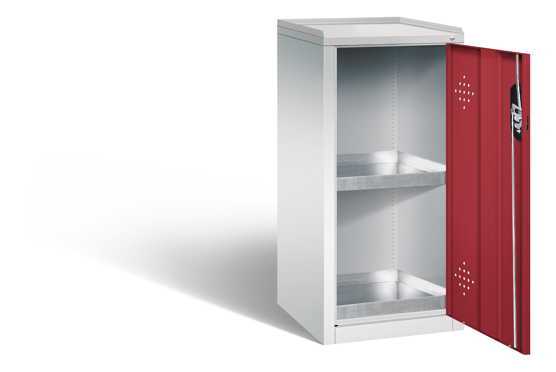 C+P Umweltschrank Acurado, H1000xB502xT500mm, 7035/3003
