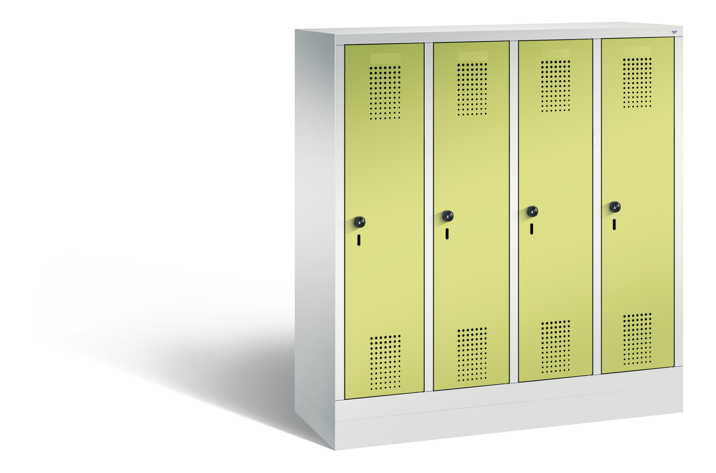 C+P Kindergarten-Spind Evolo, H1300xB1190xT300mm, 7035/0024