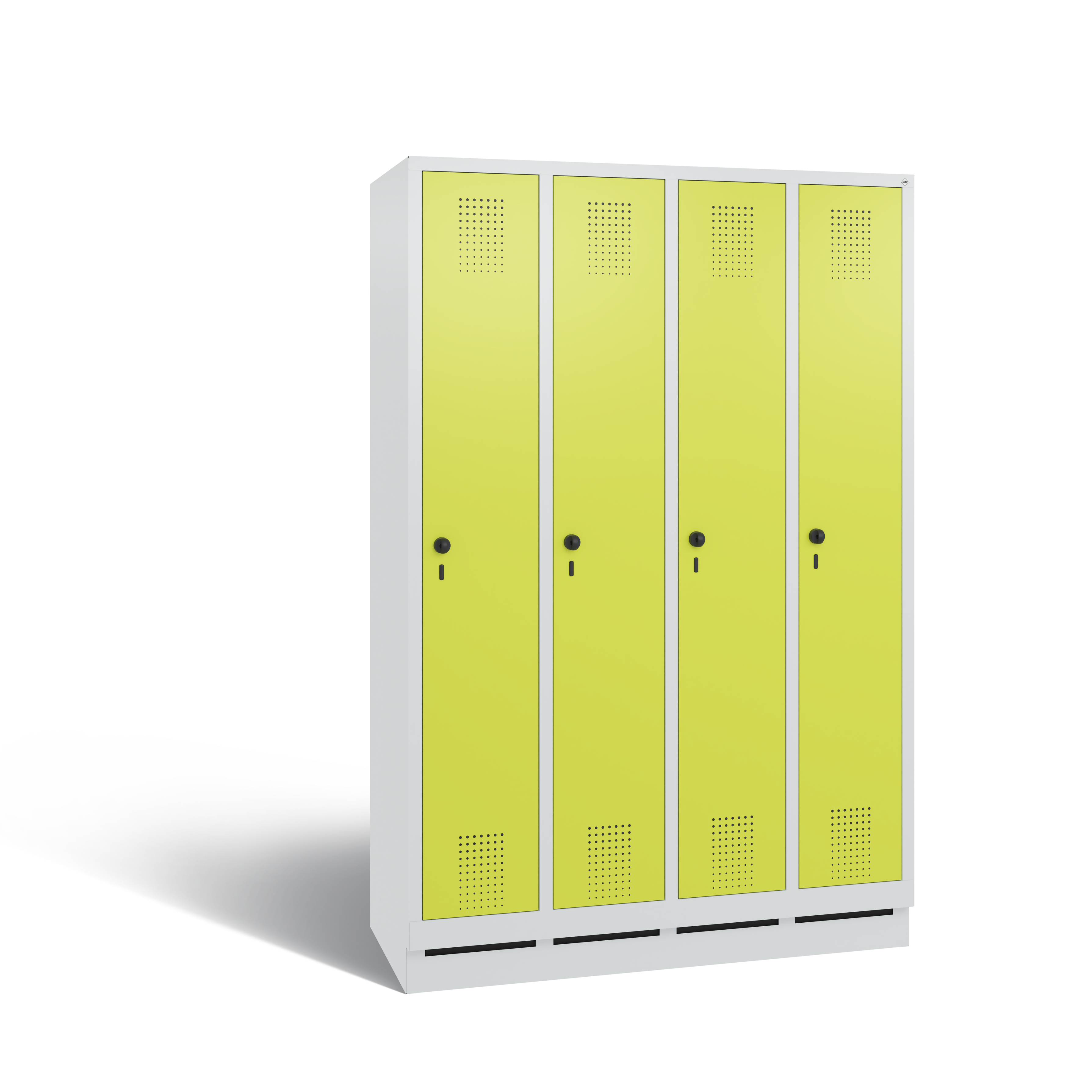 C+P Garderobenschrank Evolo, H1800xB1190xT500mm, 7035/0024