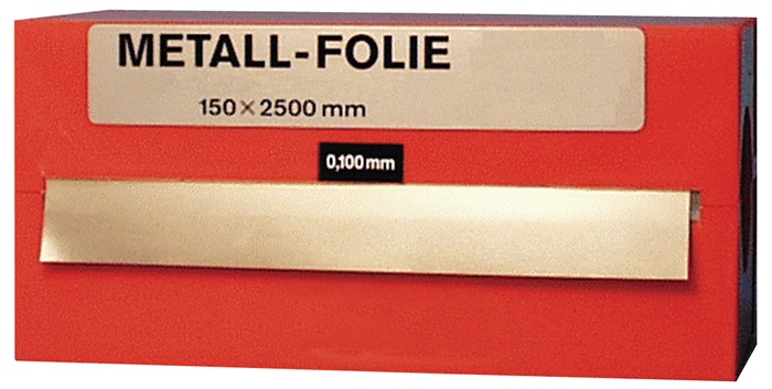 Metallfolie D.0,100mm MS MS63 L.2500mm B