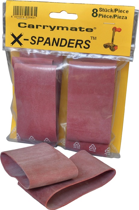 Ersatzgummi X-Spander f.Plattenträger Carrymate® 8 St.CARRYMATE®