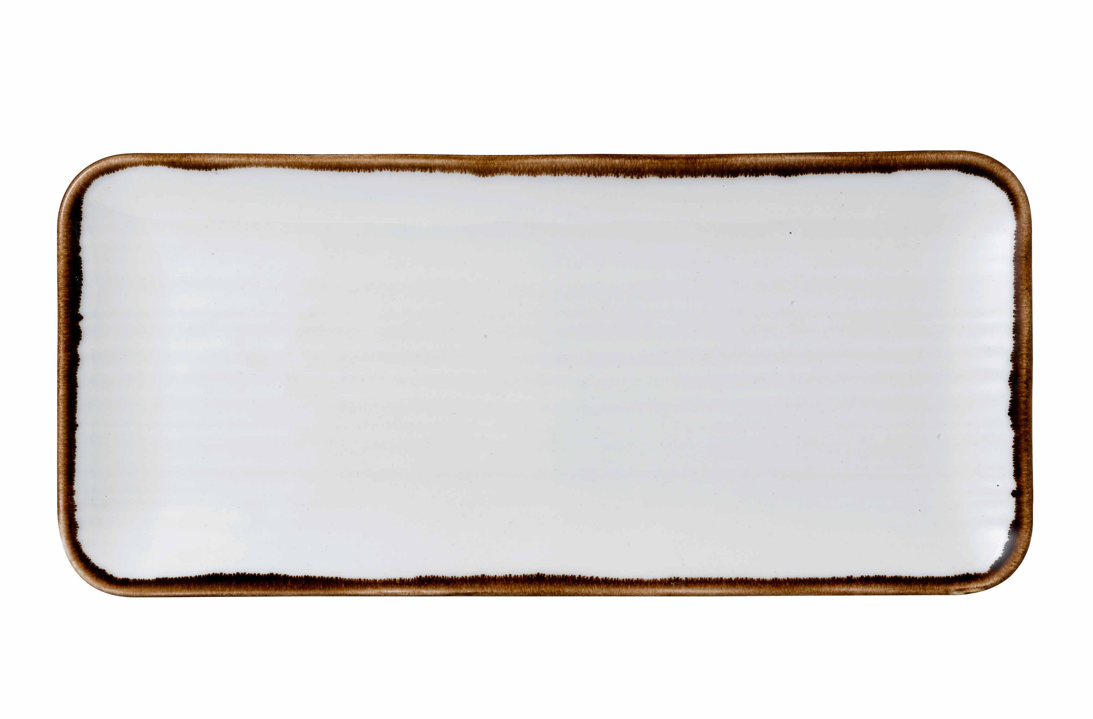 Dudson Harvest Natur Tabletts Langgezogen Rechteckig, Organisch, 35x16cm, Natur, 6 Stück