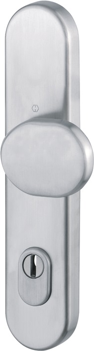 Knopflangschild E86G/3332ZA VA F69 f.Kombischutz PZ 8mm HOPPE