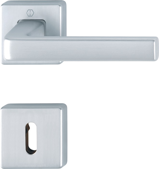 Rosettengrt.Dublin 1124/843KV/843KVS Alu.F1 eck.OB DIN L/R D/D HOPPE