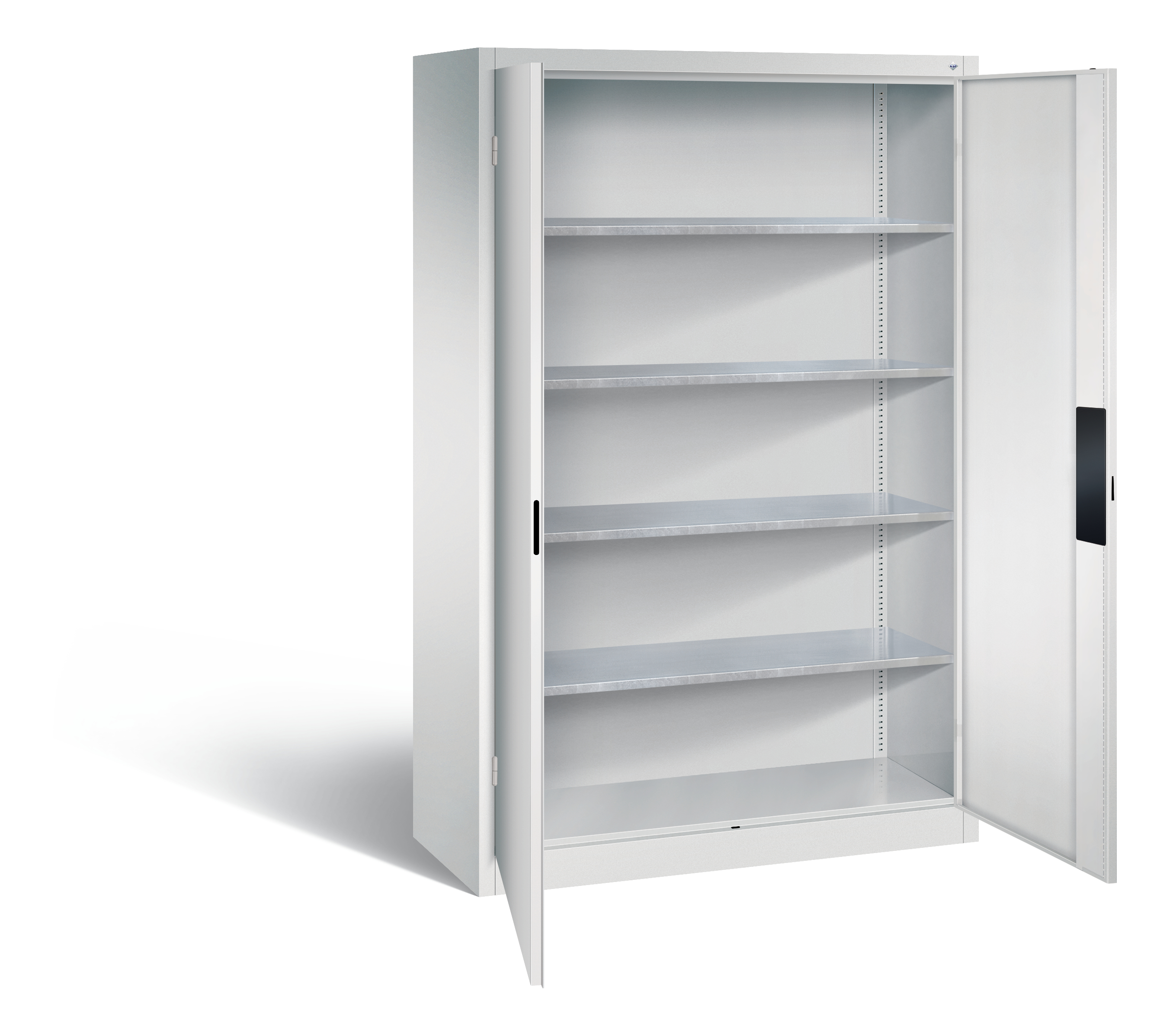 C+P Flügeltürenschrank Acurado, H1950xB1200xT500mm, 7035/7035