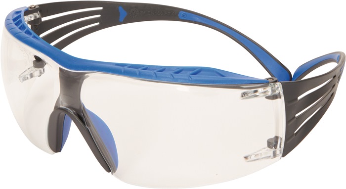 Schutzbrille SecureFit SF401 EN 166 Bügel blau/grau,Scheibe klar PC 3M