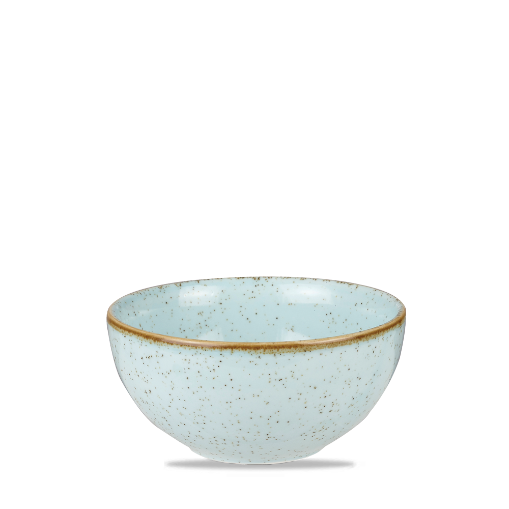 Churchill Super Vitrified Stonecast Duck Egg Bowl 47Cl, 12 Stück, Entenei Blau, Rund