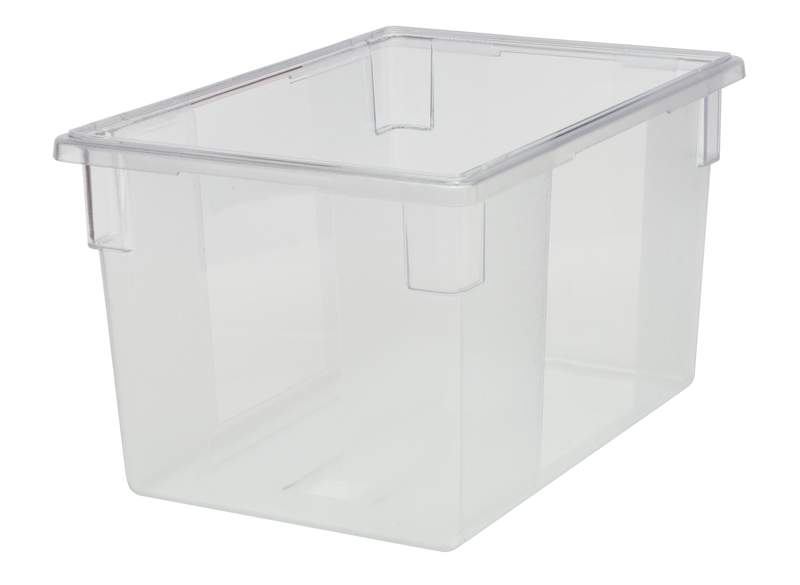 Rubbermaid Lebensmittelbehälter, 82 l, 66 x 46 x 38 cm, durchsichtig