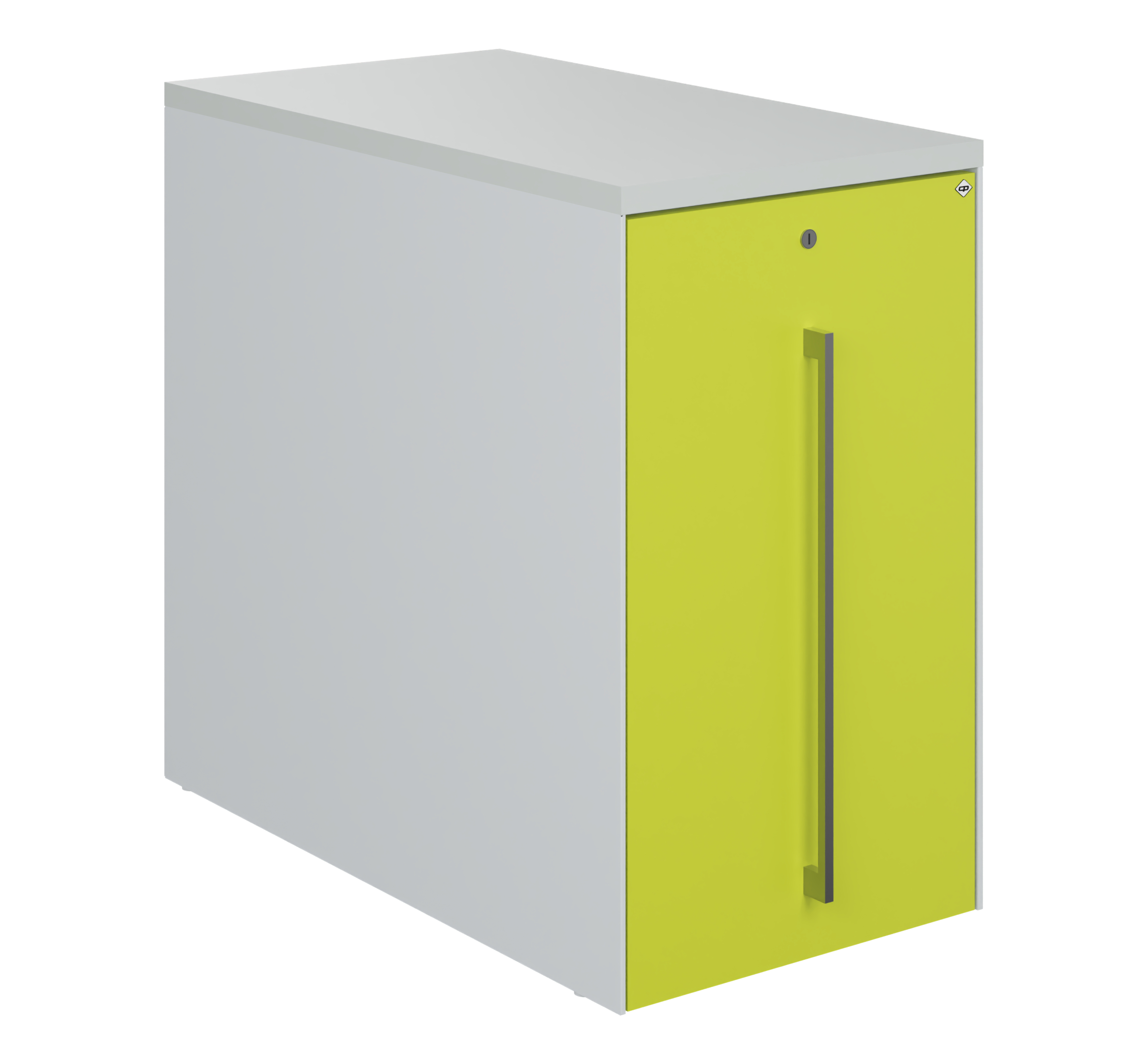 C+P Auszugschrank in Schreibtischhöhe Asisto, H740B430T800 mm, 7035/0024