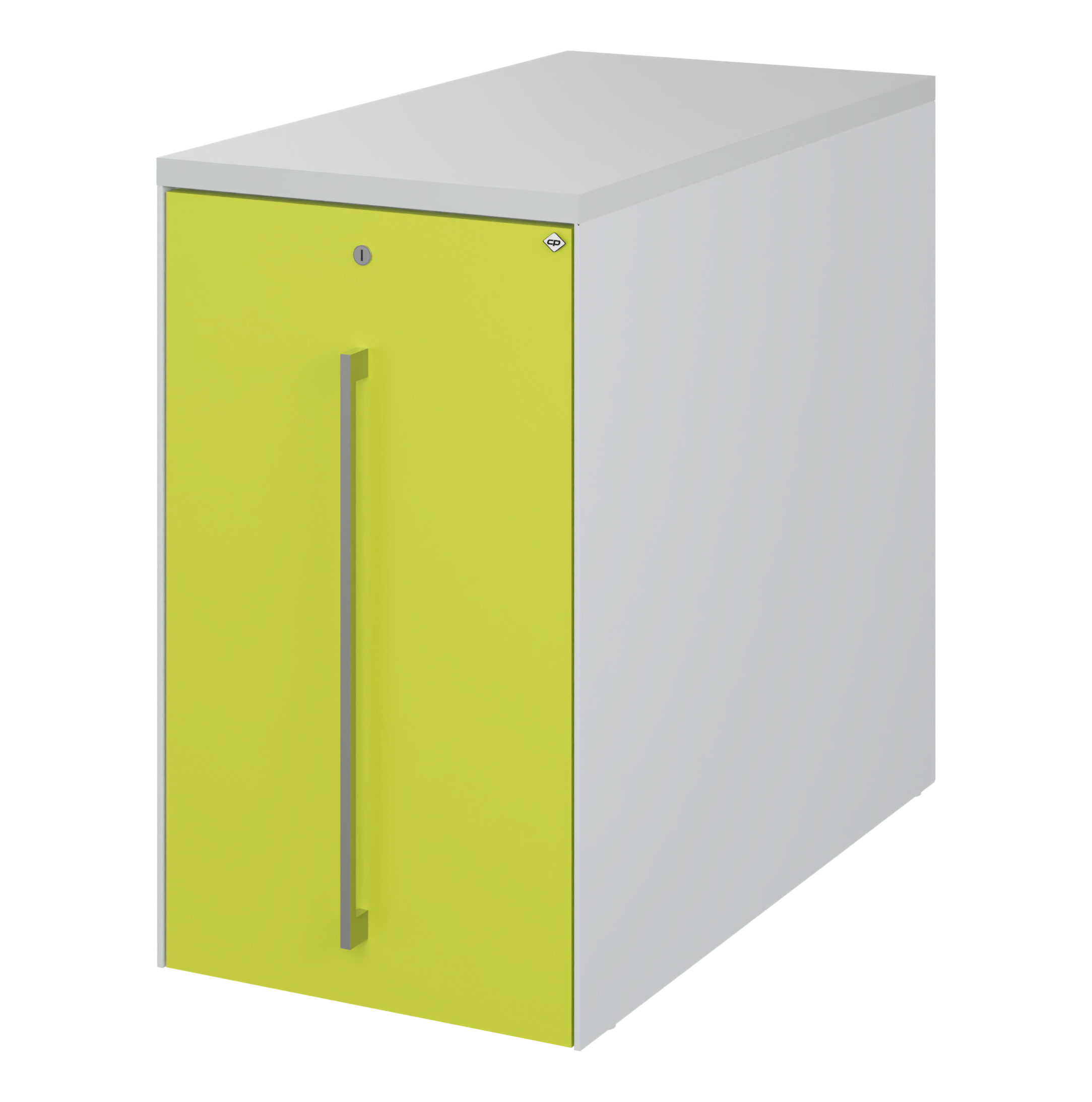 C+P Auszugschrank in Schreibtischhöhe Asisto, H740B430T800 mm, 7035/0024