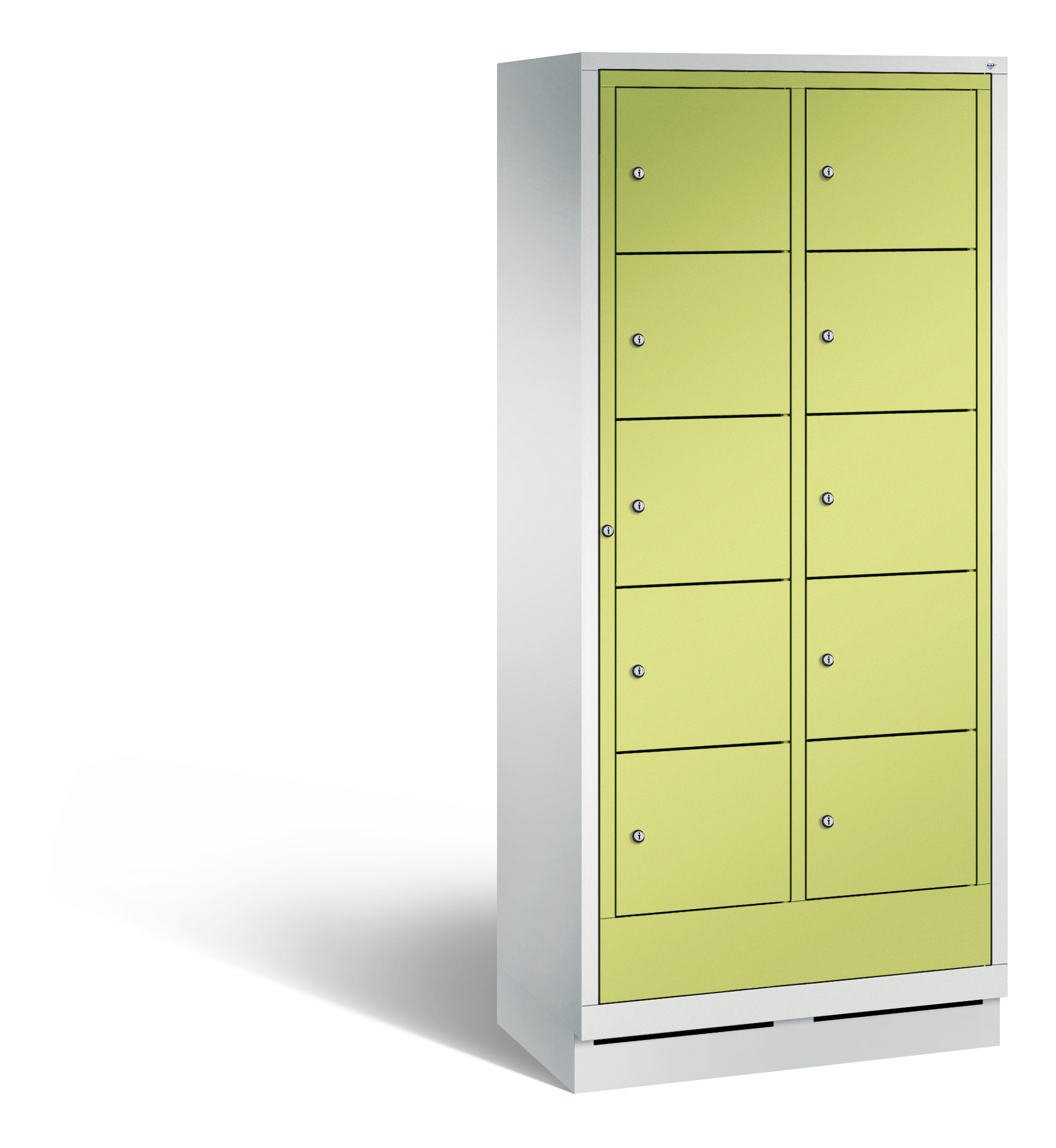 C+P Wäsche-Ausgabeschrank Evolo, H1800xB810xT500mm, 7035/0024