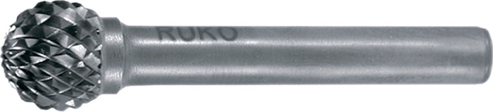 Frässtift KUD D.8mm Kopf-L.7,2mm Schaft-D.6mm HM Blank Verz.KVZ 4 RUKO