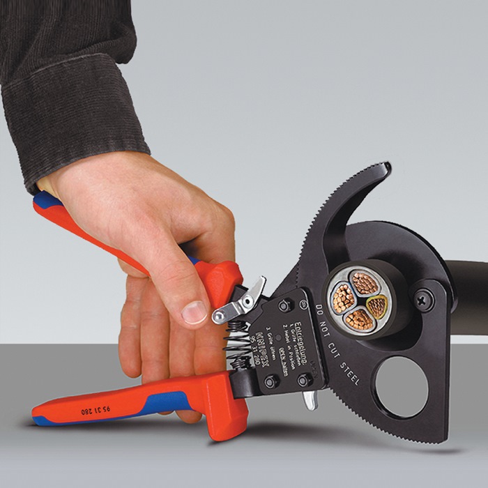 Kabelschneider Gesamt-L.250mm max.32 (240 mm²)mm Mehrkomp.-Hüllen KNIPEX