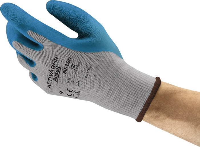 Handschuhe ActivArmr® 80-100 Gr.9 blau/grau EN 388 PSA II