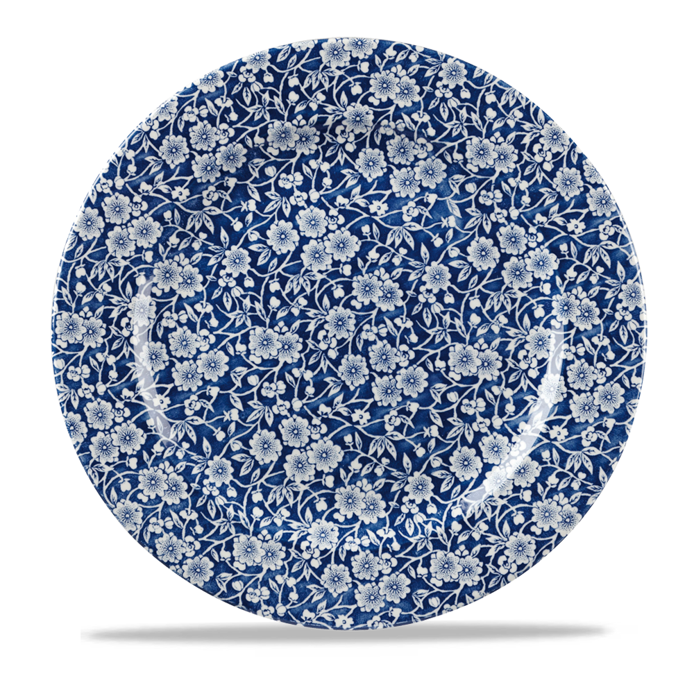 Churchill Super Vitrified Vintage Prints Victorian Calico Prague Flachenteller 30,5cm, 6 Stück Prag Viktoria-Kaliko Rund