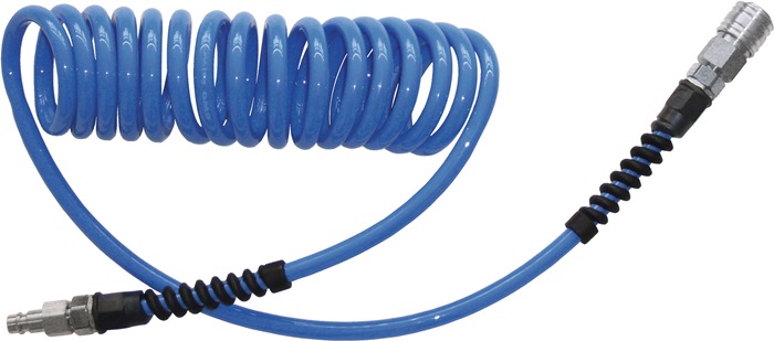 Spiralschlauchset ID 5mm AD 8mm L.6m PU Kuppl.DN 7,2 EWO