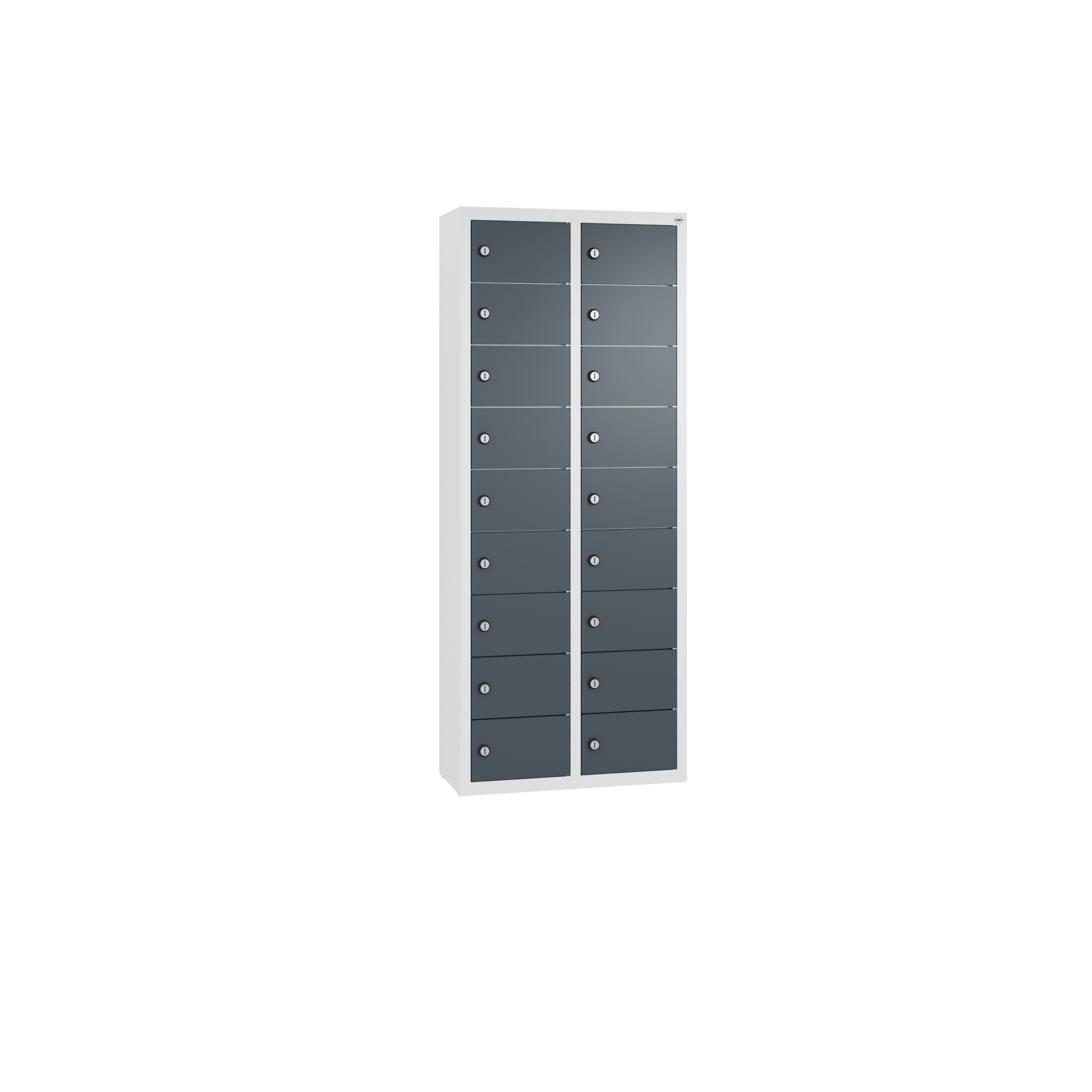 C+P Kleingefachschrank Intro, H1130xB460xT200mm, 7035/7016