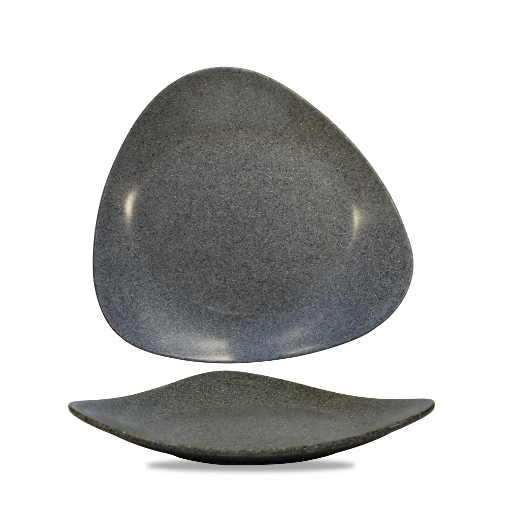 Churchill Alchemy Granit Lotus Melamin Platte 35cm, 4 Stück