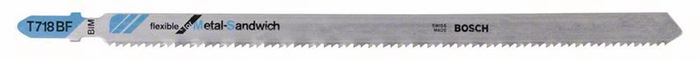 Stichsägeblatt T 718 BF Gesamt-L.180mm Zahnt.2mm BIM 3 St./Karte BOSCH