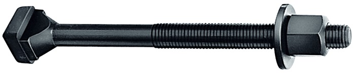 T-Nutenschraube DIN 787 T-Nut 20mm M20 L.80mm Güte 8.8 m.Mutter u.Scheibe AMF