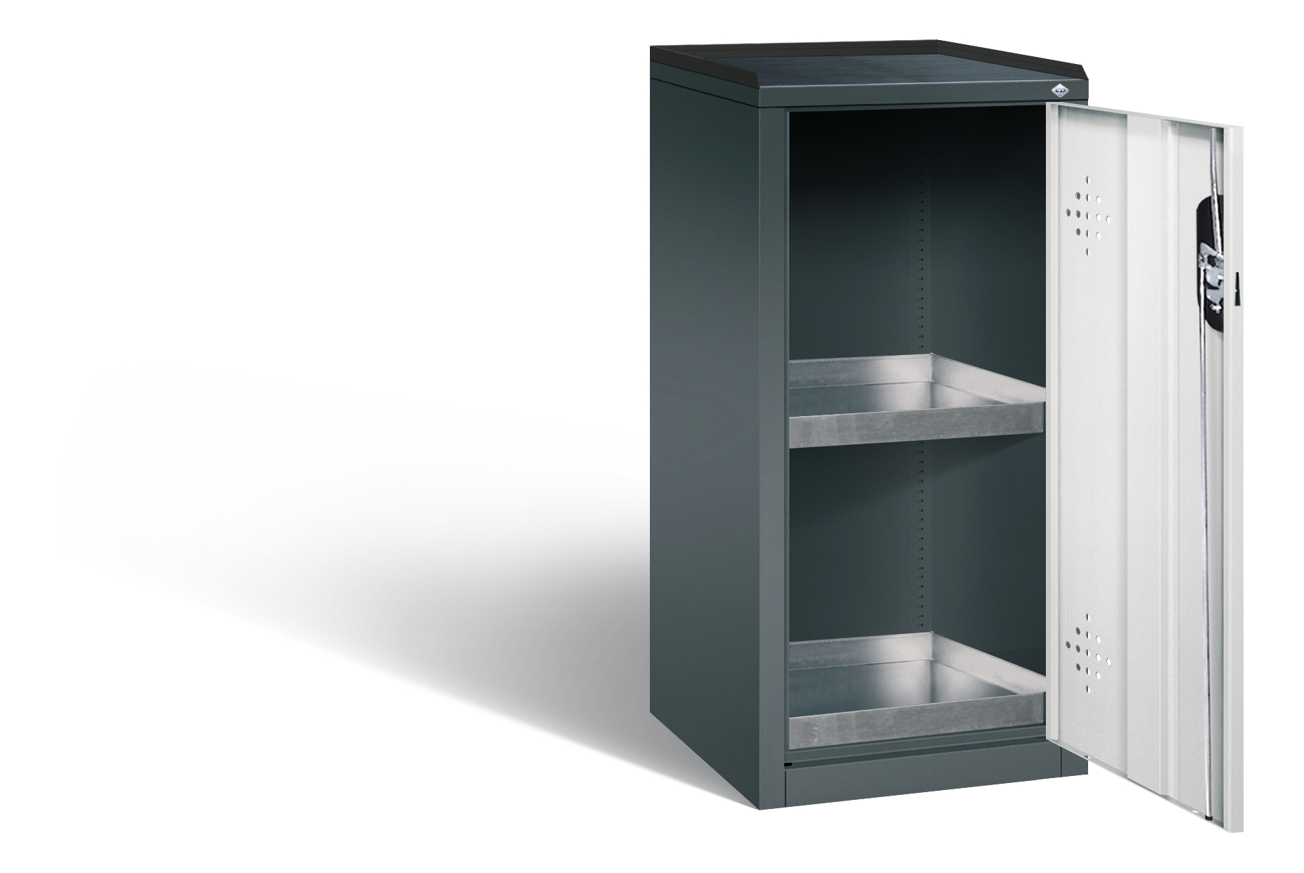 C+P Umweltschrank Acurado, H1000xB502xT500mm, 7016/7035