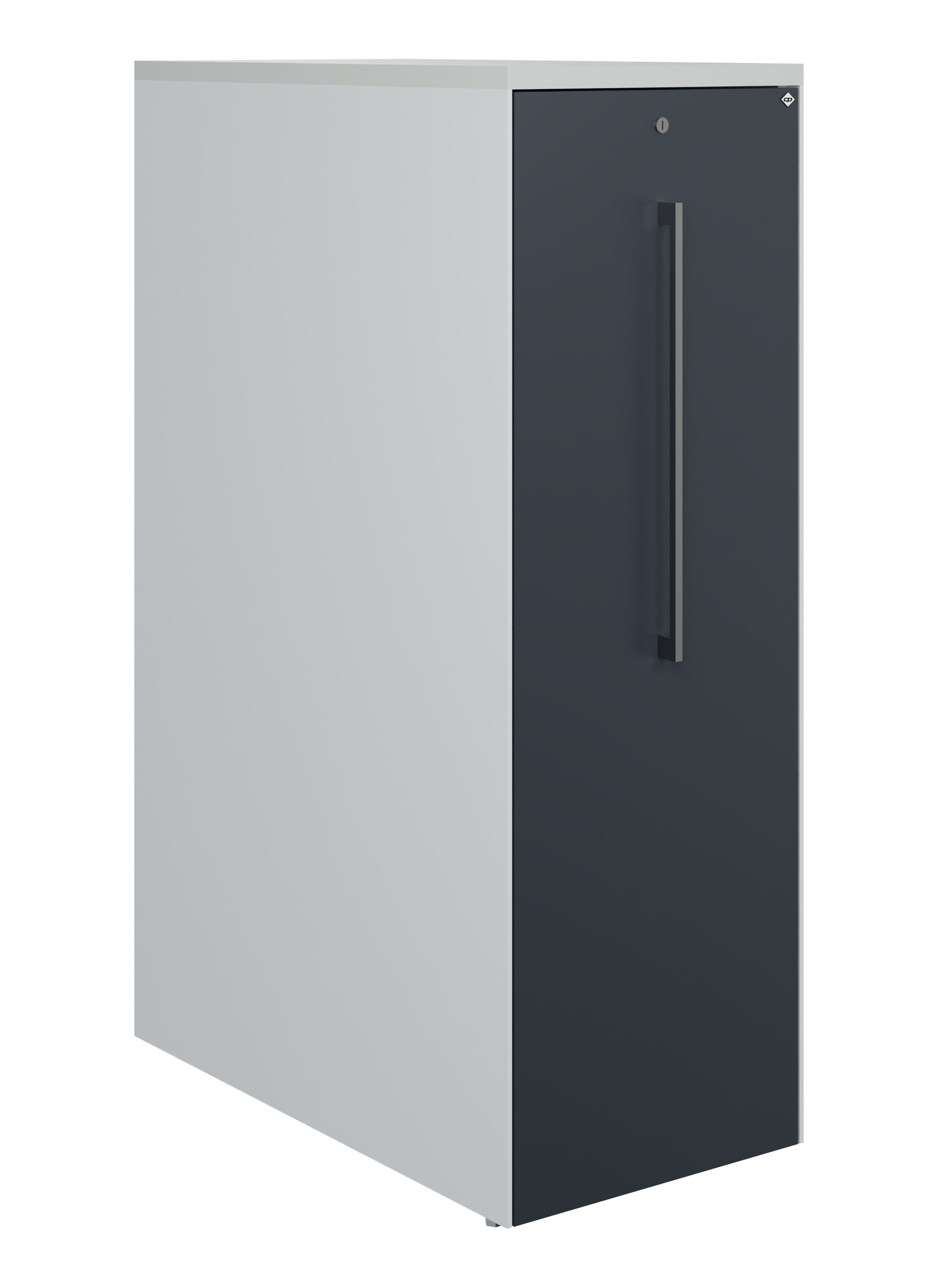 C+P Auszugschrank in Stehhöhe Asisto H1259B430T800 mm, 7035/7016